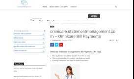 
							         omnicare.statementmanagement.com - Omnicare Bill Payments								  
							    