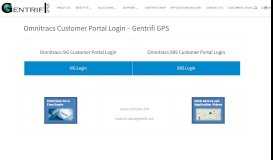 
							         Omnitracs Customer Portal Login - Gentrifi GPS								  
							    