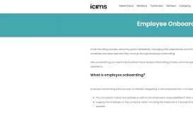 
							         On-boarding - Employee Onboarding Process - What Is ... - iCIMS								  
							    
