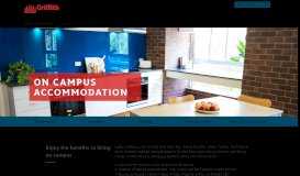 
							         On campus accommodation - Griffith University								  
							    