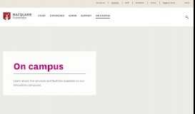 
							         ON CAMPUS - Student Portal								  
							    