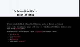 
							         On Demand Cloud Platform™ | Peer 1 OnDemand - Cogeco Peer 1								  
							    