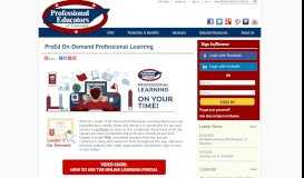 
							         On-Demand Learning Portal - Professional Educators of Tennessee								  
							    