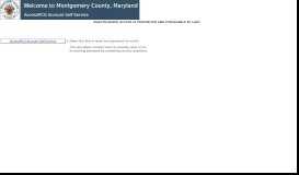 
							         On-Line AccessMCG Account Self Service - Montgomery County								  
							    