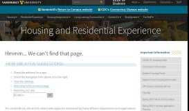 
							         On-line Forms | Housing and Residential Education | Vanderbilt ...								  
							    