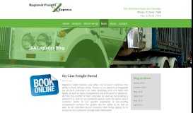 
							         On-Line Freight Portal | J&A Logistics Australia Pty Ltd								  
							    
