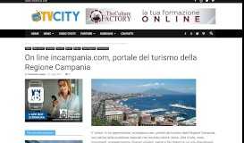 
							         On line incampania.com, portale del turismo della Regione Campania								  
							    