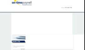 
							         On-Time Payroll | Boston's Premier Payroll Service								  
							    
