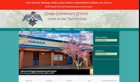 
							         Onaga Elementary School - Morongo Unified School District								  
							    