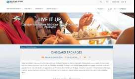 
							         Onboard Packages - Norwegian Cruise Line								  
							    