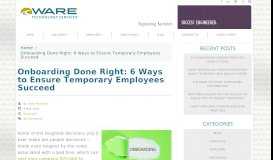 
							         Onboarding Done Right: 6 Ways to Ensure Temporary Employees ...								  
							    