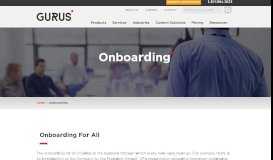 
							         Onboarding Gurus Academy | Gurus Solutions								  
							    