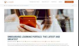 
							         Onboarding Learning Portals: the Latest and Greatest | AllenComm								  
							    