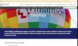 
							         Oncology Archives - Williamson Medical Center								  
							    