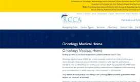 
							         Oncology Medical Home | Regional Cancer Care Associates								  
							    