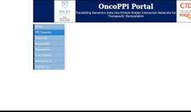 
							         OncoPPI Portal - Emory University								  
							    