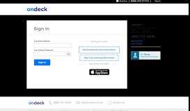 
							         OnDeck account - Apply Now								  
							    
