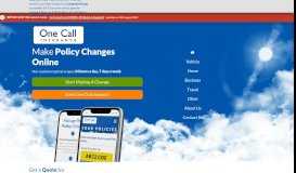 
							         One Call Insurance								  
							    