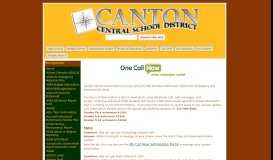 
							         One Call Now District Notification System - Canton Central School ...								  
							    