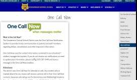 
							         One Call Now Notification System - Gouverneur Central School District								  
							    