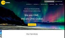 
							         One Global: Online Translator & Interpreter Services								  
							    