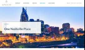 
							         One Nashville Place | Unico Properties								  
							    