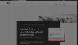 
							         One Net Business - Virtuelle Telefonanlage von Vodafone								  
							    