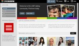 
							         One Scene - LGBT dating, Gay, Lesbian, Bisexual & Transgender								  
							    