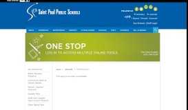 
							         One Stop Home / Campus Portal - St. Paul Public Schools								  
							    