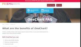 
							         OneChart FAQ - Palmetto Health-USC Medical Group								  
							    