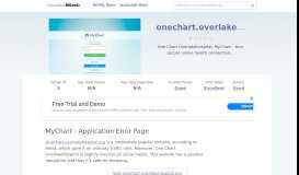 
							         Onechart.overlakehospital.org website. MyChart - Application ...								  
							    