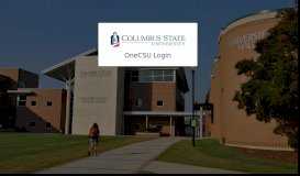 
							         OneCSU Login - Columbus State University								  
							    