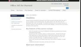 
							         OneDrive | Office 365 for Harvard								  
							    