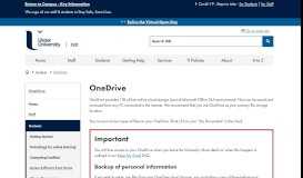 
							         OneDrive - Ulster University ISD								  
							    