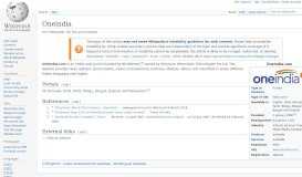 
							         Oneindia - Wikipedia								  
							    