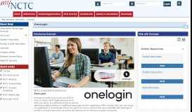 
							         OneLogin | Need Help | MyNCTC Home								  
							    
