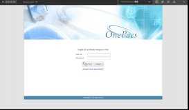 
							         OnePacs - Login - Powered by - FreeTemplateSpot								  
							    