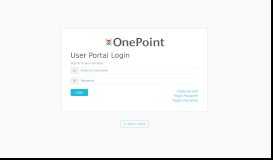 
							         OnePoint Utilities Manager								  
							    