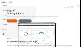 
							         OneSite Leasing and Rents - RealPage								  
							    