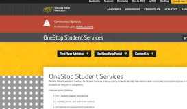 
							         OneStop Student Services - Wichita State University								  
							    