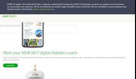 
							         OneTouch® | Glucose Meters, Test Strips & Diabetes ...								  
							    
