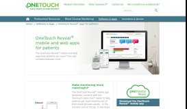 
							         OneTouch Reveal® Mobile & Web Apps | OneTouch® Professional								  
							    