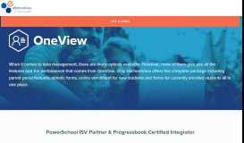 
							         OneView - eSchoolView								  
							    