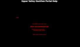 
							         OneView Portal Help - Upper Valley Career Center Information Portal								  
							    