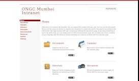 
							         ONGC Mumbai Intranet - Google Sites								  
							    
