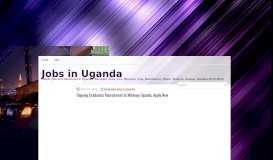 
							         Ongoing Graduates Recruitment at Mildmay Uganda ... - Jobs in Uganda								  
							    
