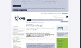 
							         Online-Abrechnung - Kassenärztliche Vereinigung Bayerns (KVB)								  
							    