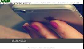 
							         Online Access - Advanced Medical Management Inc								  
							    