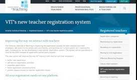 
							         Online access: MyVIT - Victorian Institute of Teaching								  
							    