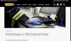 
							         Online Access to SOS Customer Portal | Finning Cat								  
							    